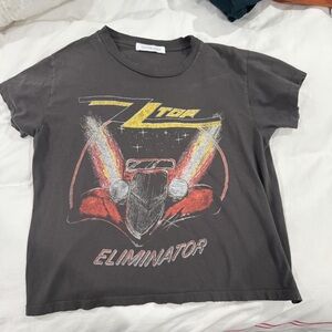 Vintage Car Graphic Tee in Charcoal